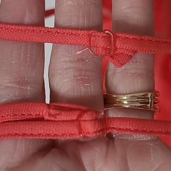 NWT 18 Centimeters Elegant Coral Sequin Mini Dress size 3X - Picture 5 of 11